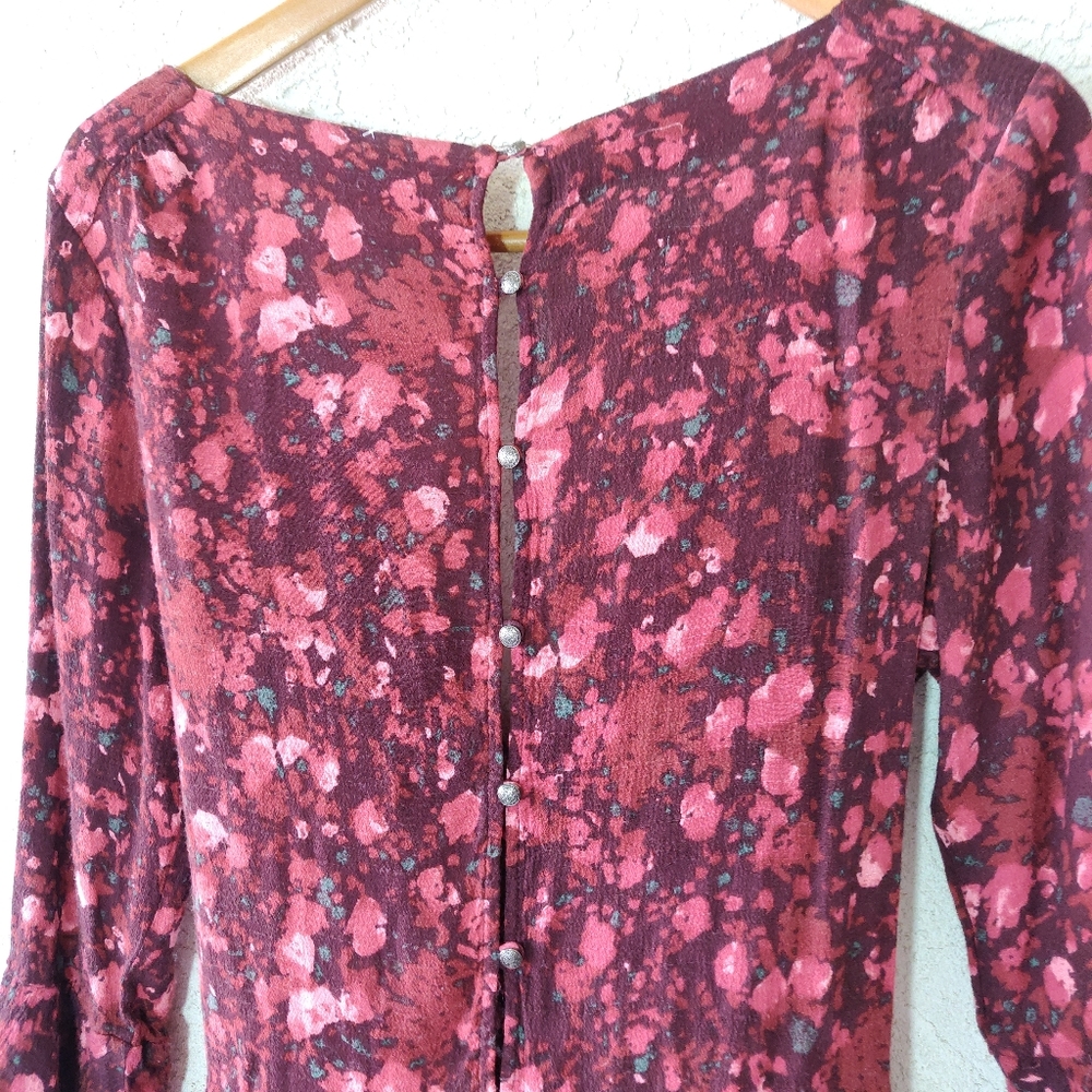 Free People Red Floral Jumpsuit - Picture 9 of 15
